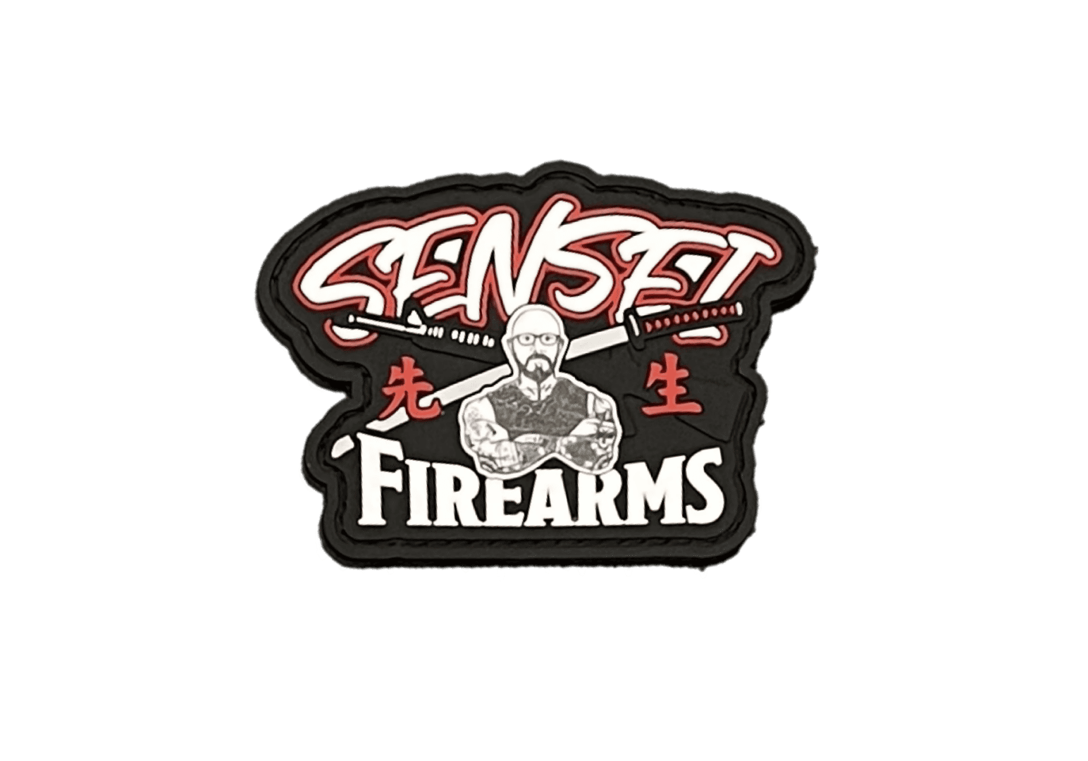Sensei Firearms logo with crossed swords.